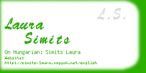 laura simits business card